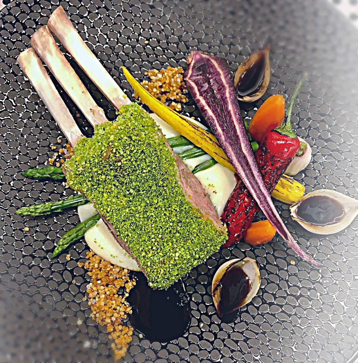Lamb course created by Chef Djordjo Cetkovic