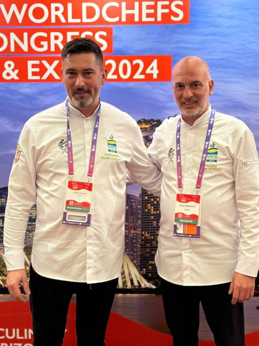 Chef Djordjo Cetkovic at Worldchefs Congress & Expo 2024 in Singapore